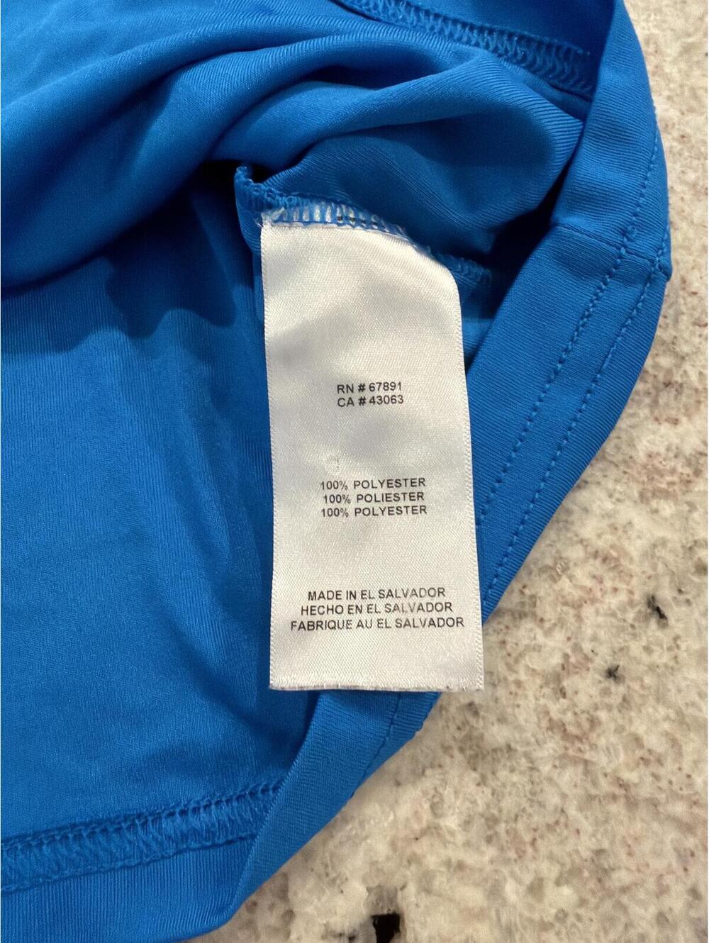 Adidas Boys Large Blue Graphic T-Shirt - Picture 3 of 8